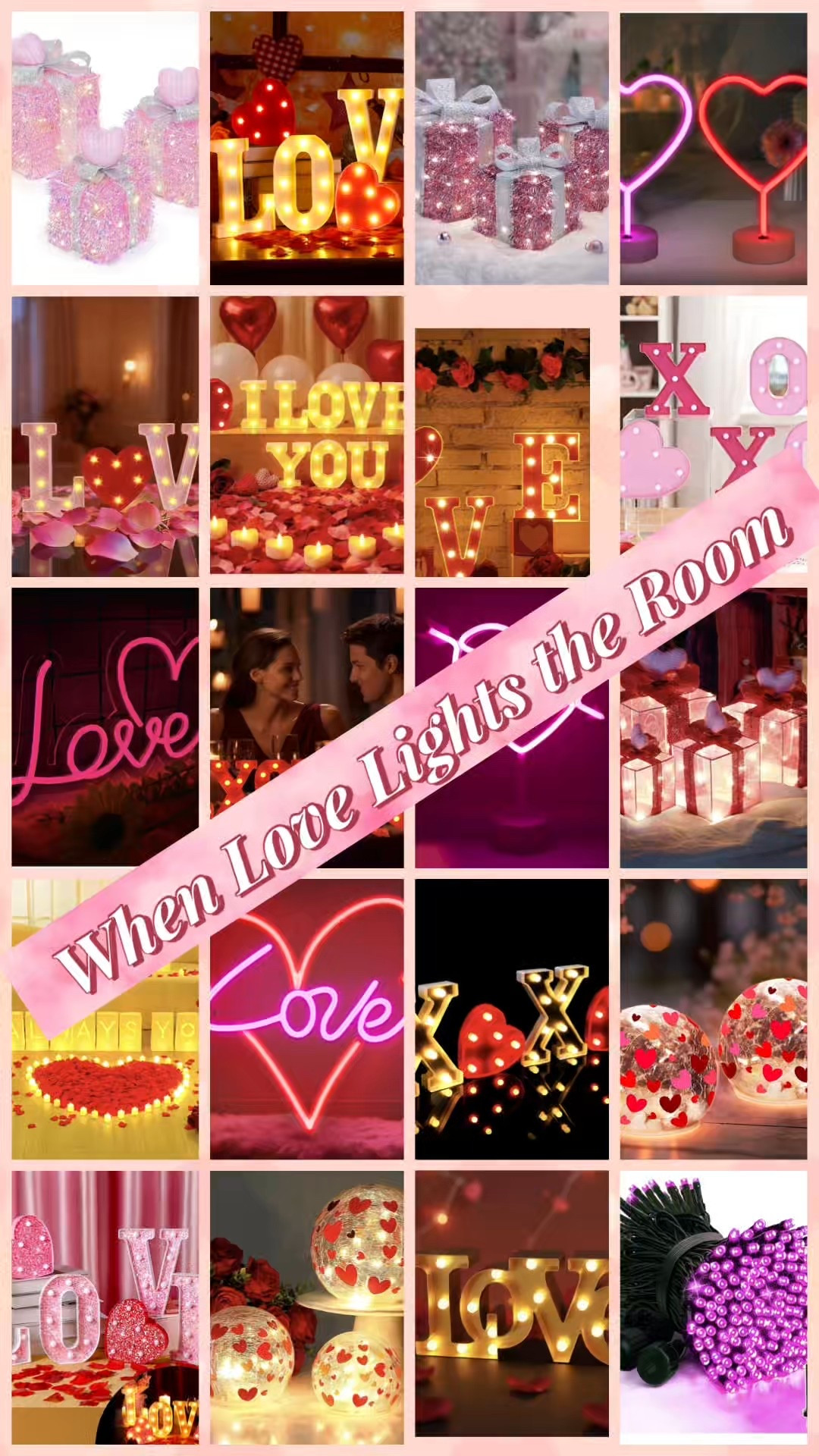 These Valentine neon lights are such a vibe. 

Glowing hearts, playful XOXO’s, and soft pink LOVE signs add the coziest glow and instantly elevate any space. 

Effortless, festive, and perfect for a little extra love this February.

#valentinesday #decor #valentine