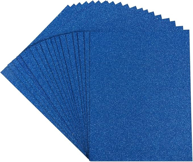 20 Sheets Glitter Thick Paper Cardstock Blank for DIY Birthday, Wedding Party Supplies, Invitatio... | Amazon (US)