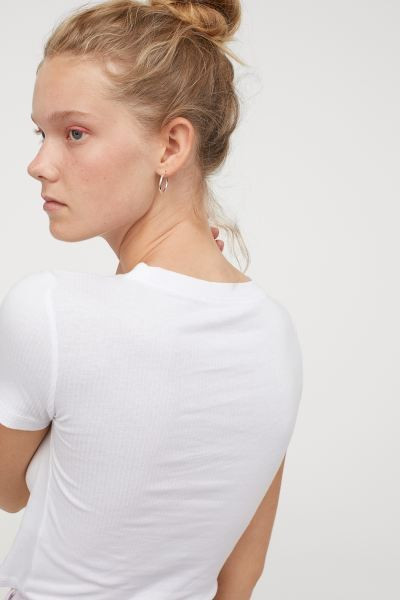 Rib-knit Top | H&M (US + CA)
