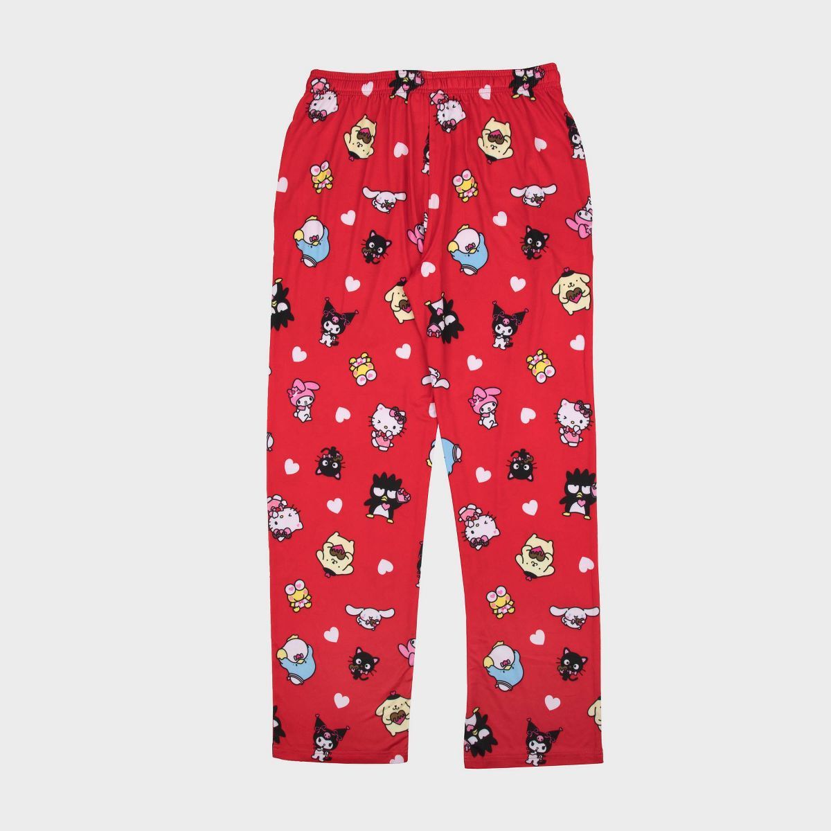 Men's Sanrio Heart Print Pajama Pants - Red | Target