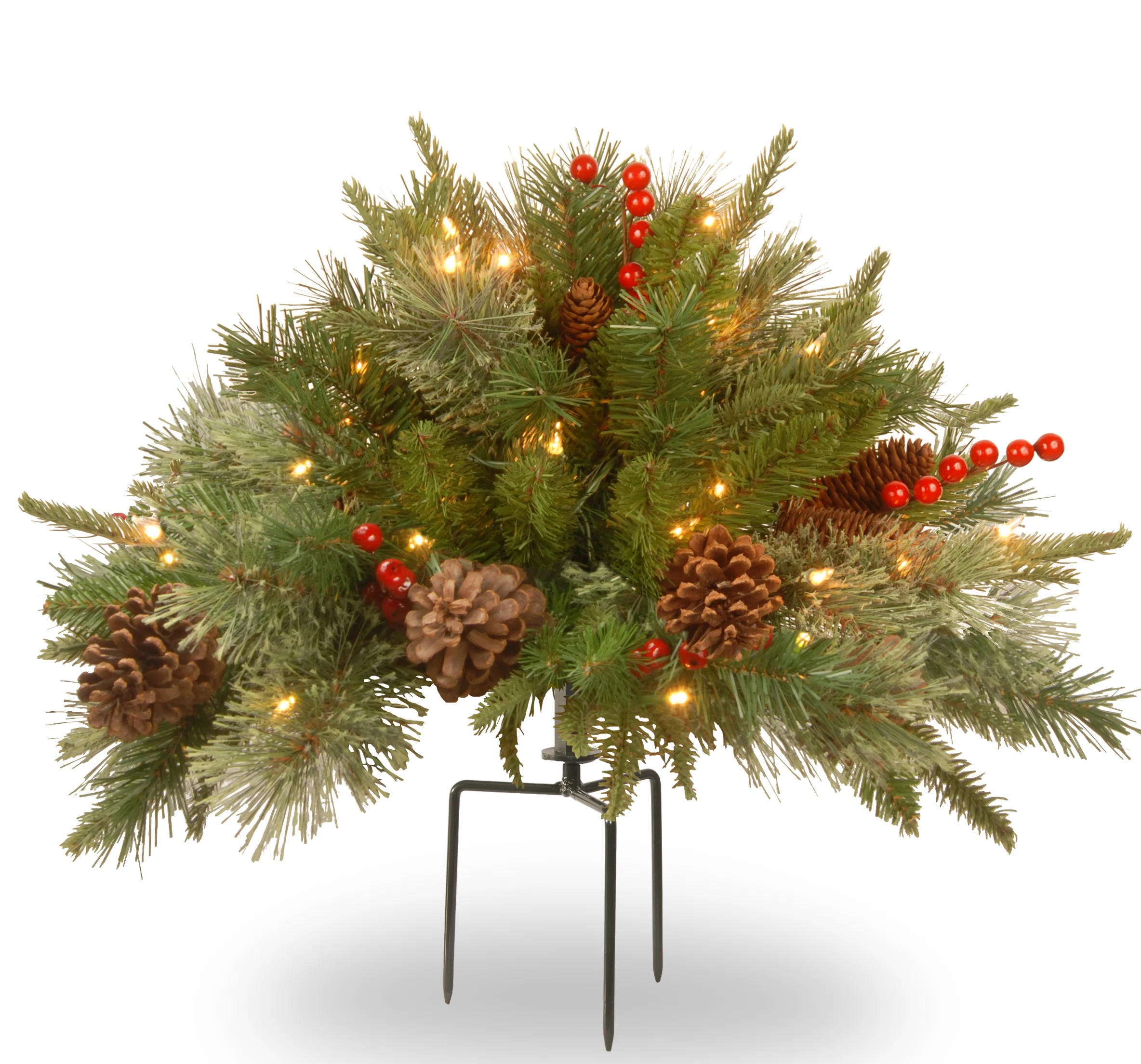 18 in. Colonial Urn Filler with LED Lights | Wayfair North America