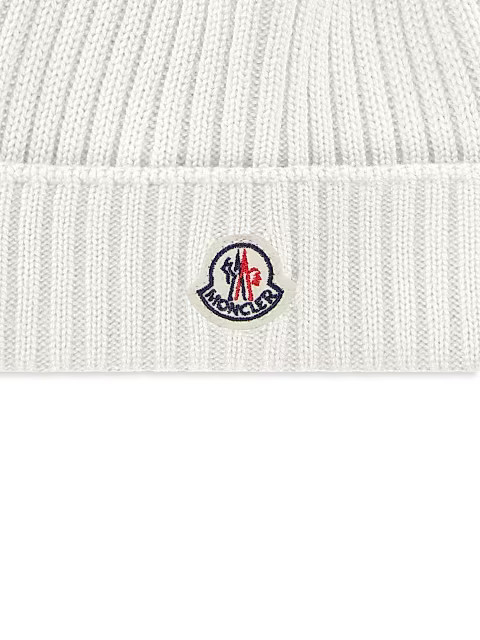 Kid's Fox Fur Pom-Pom Wool Beanie | Saks Fifth Avenue