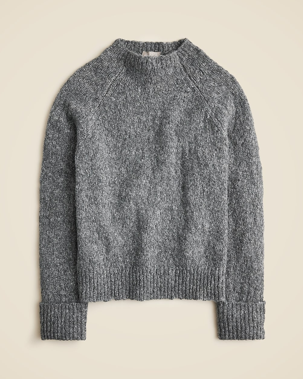 Cuffed mockneck sweater | J. Crew US