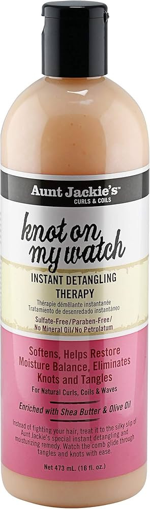 Aunt Jackie's Curls and Coils Knot On My Watch Instant Hair Detangling Therapy for Natural Curls,... | Amazon (US)