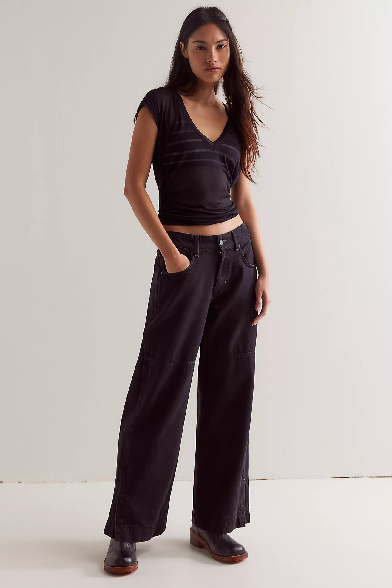 We The Free Benji Relaxed Wide-Leg Jeans | Free People (Global - UK&FR Excluded)