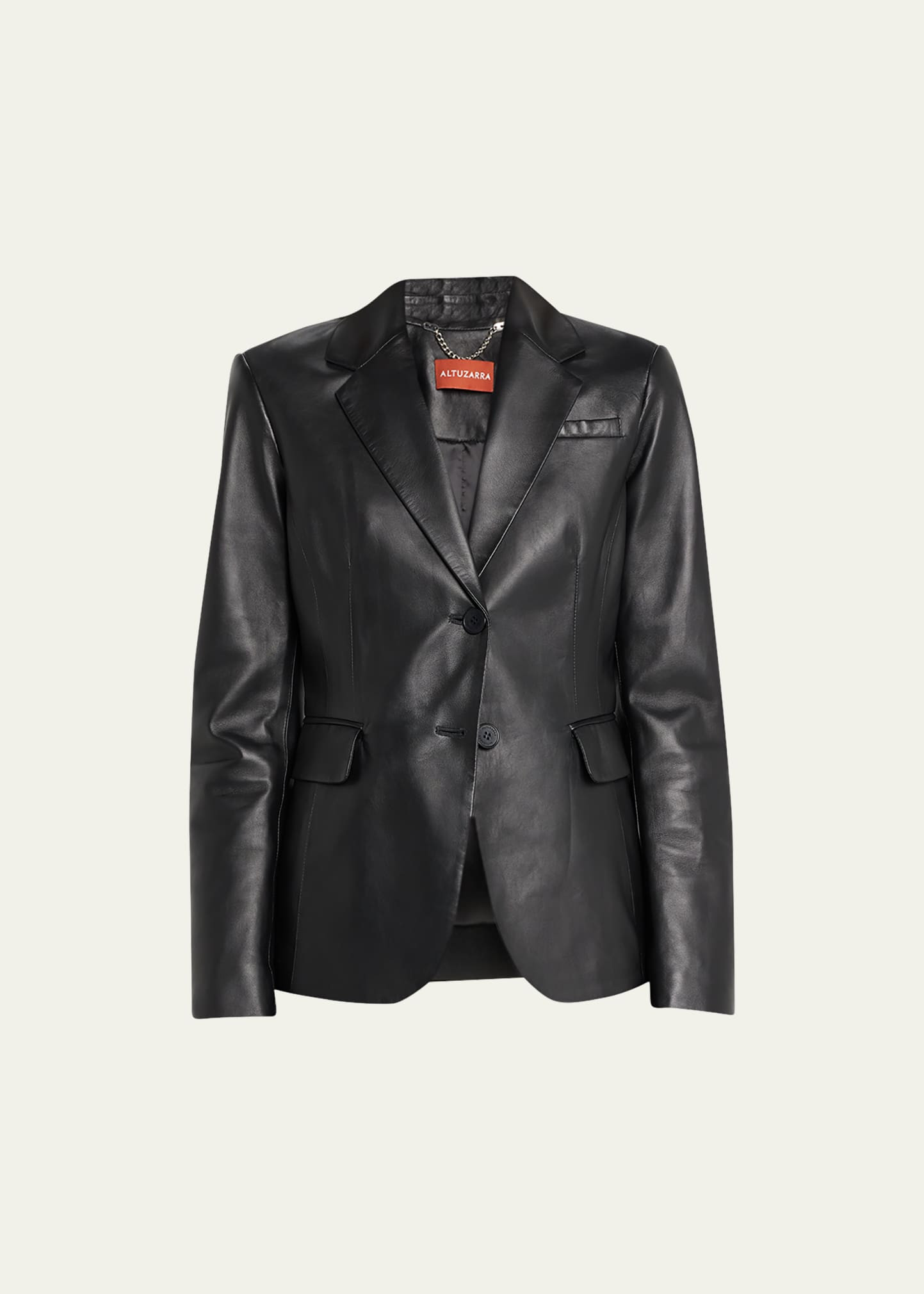 Altuzarra Fenice Tailored Leather Jacket | Bergdorf Goodman