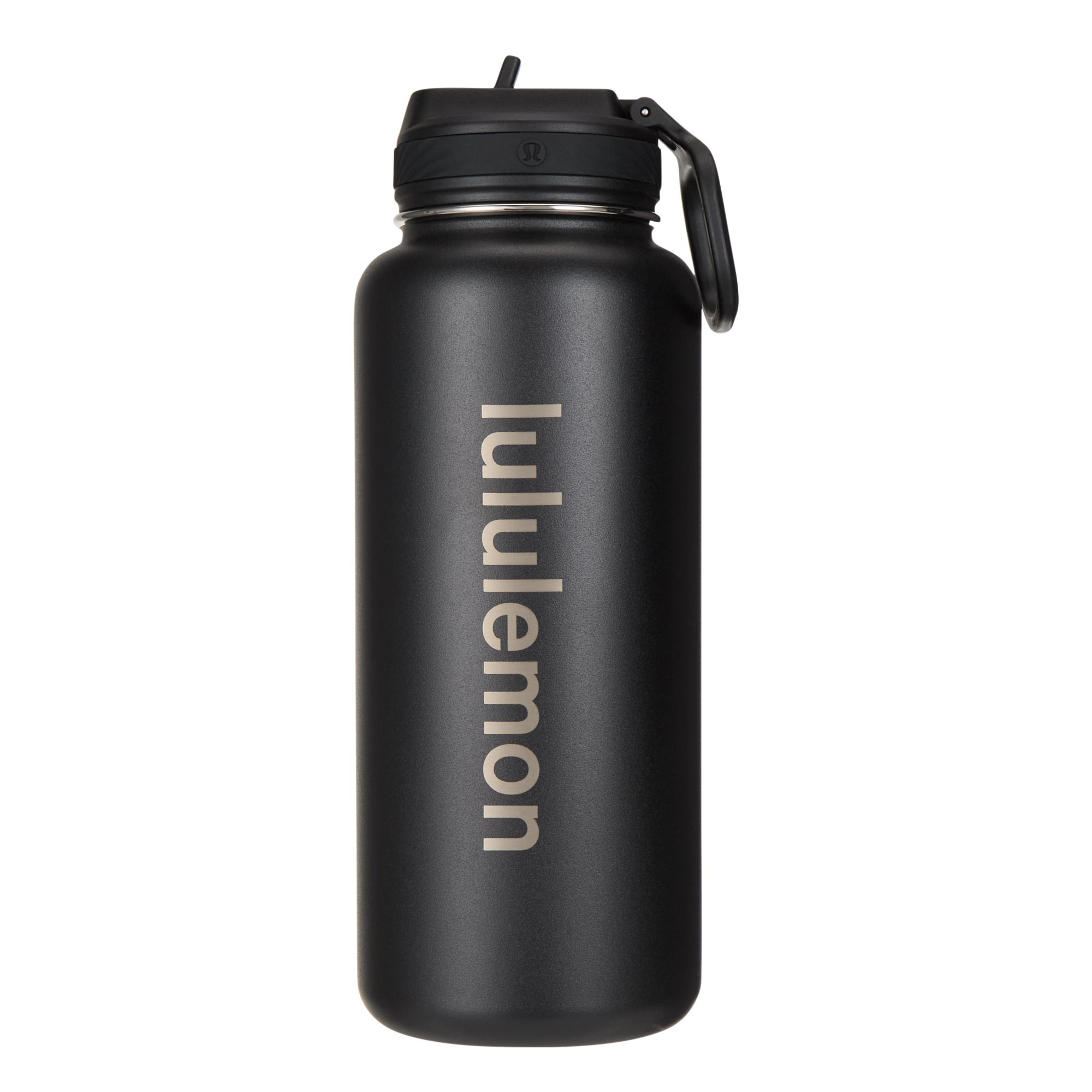 LULULEMON Back to Life Straw Lid Sport Bottle 32oz - Black | Brown Thomas (IE)