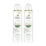 Dove Ultimate Dry Spray Antiperspirant Cucumber Water And Mint 2 Count For 72-Hour Sweat And Odor... | Amazon (US)
