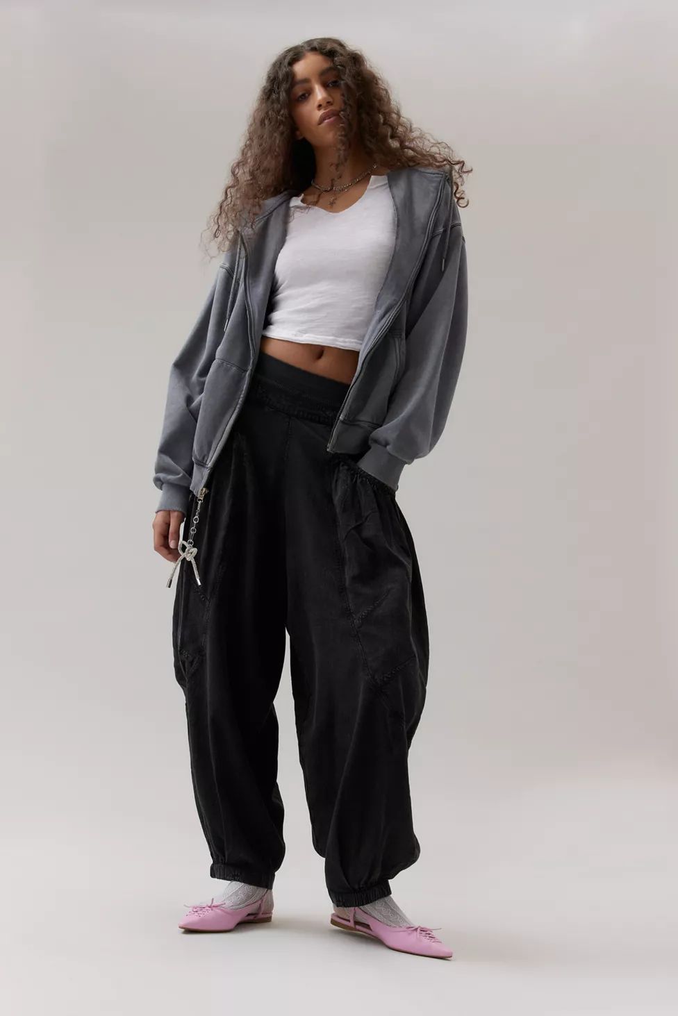 BDG Em Linen Balloon Pant | Urban Outfitters (US and RoW)