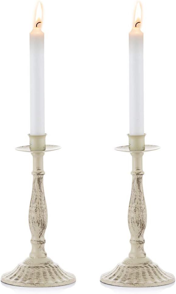 Sziqiqi Candlestick Holders for Taper Candle, Candleholder Display Candle Centerpiece Set of 2 Di... | Amazon (US)