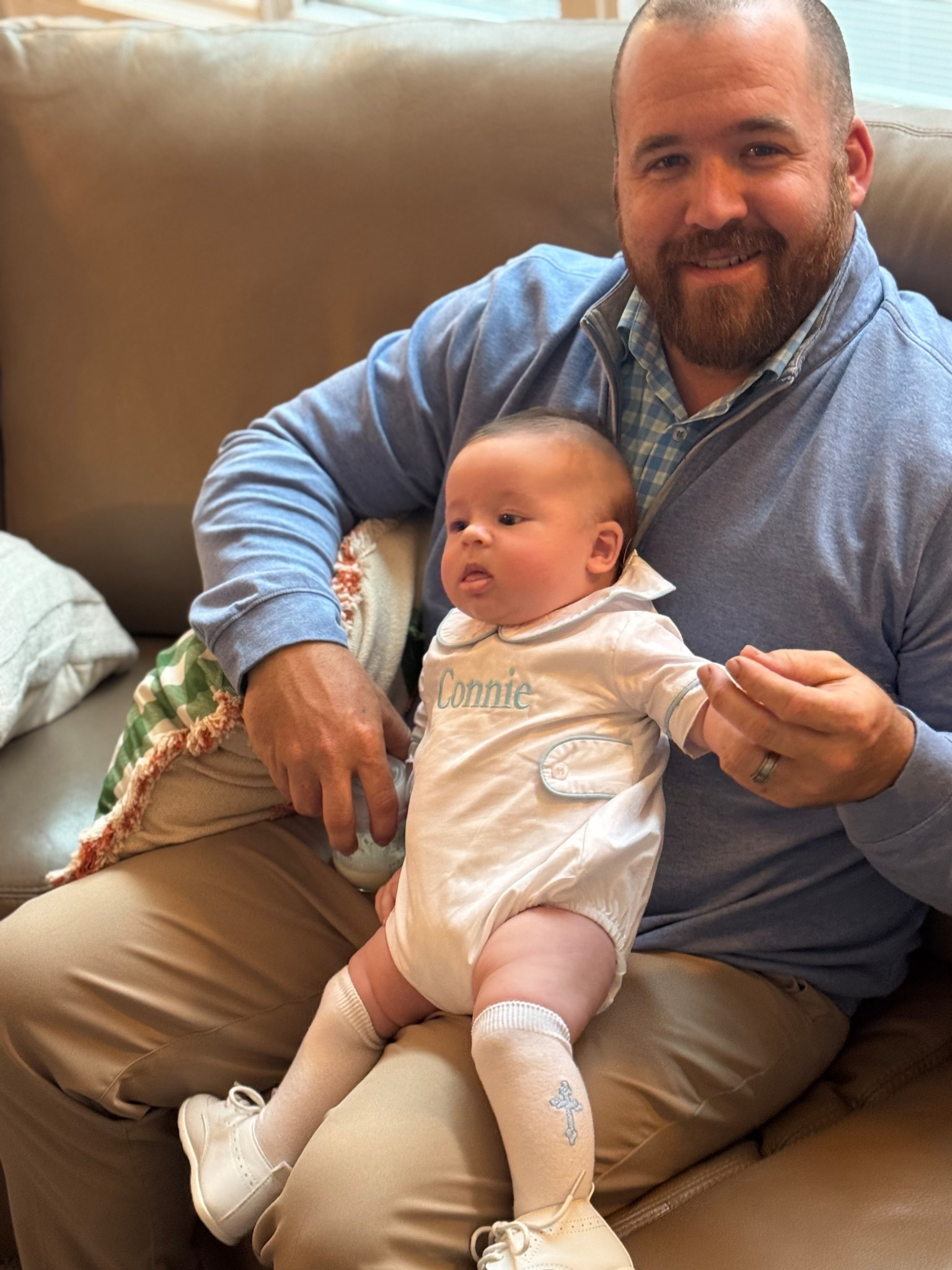 Connie’s outfit for Easter was traditional and sweet with  crosses on his knee high socks 

#LTKBaby #LTKKids