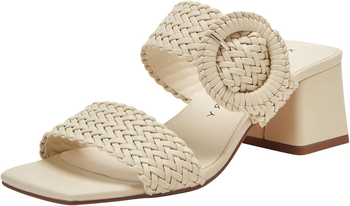 Katy Perry Women's GEMM Woven Block Heel Sandal Slide | Amazon (US)