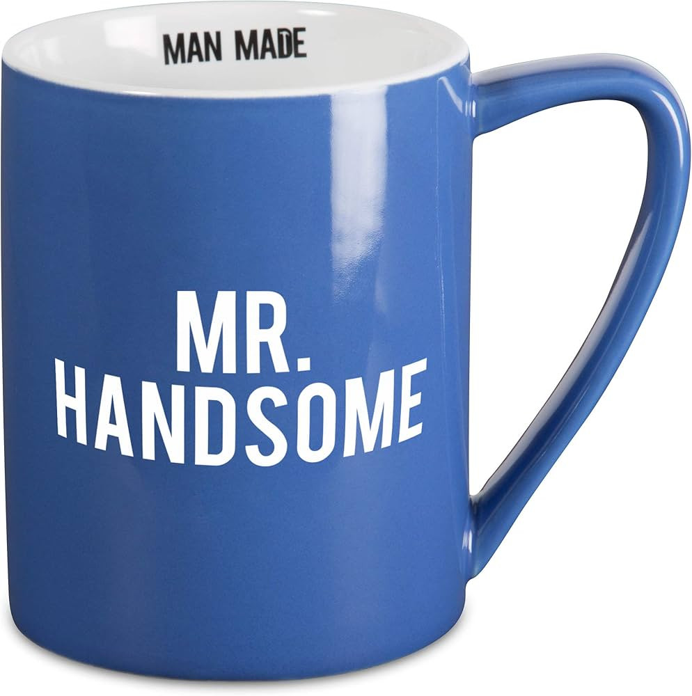 Pavilion Gift Company Mr. Handsome-Blue Large Coffee Cup 18 oz Mug | Amazon (US)