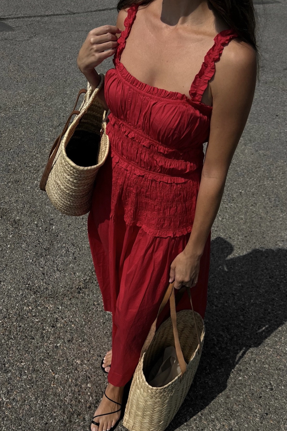 Such an easy to wear summer dress in a gorgeous stand out red. Dress down with flat sandals or add sneakers and jewels for a more casual look.

#LTKTravel #LTKSeasonal #LTKStyleTip