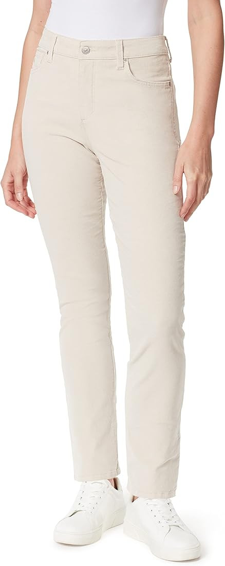 Gloria Vanderbilt Women's Petite Amanda Corduroy Slim High Rise Pant | Amazon (US)