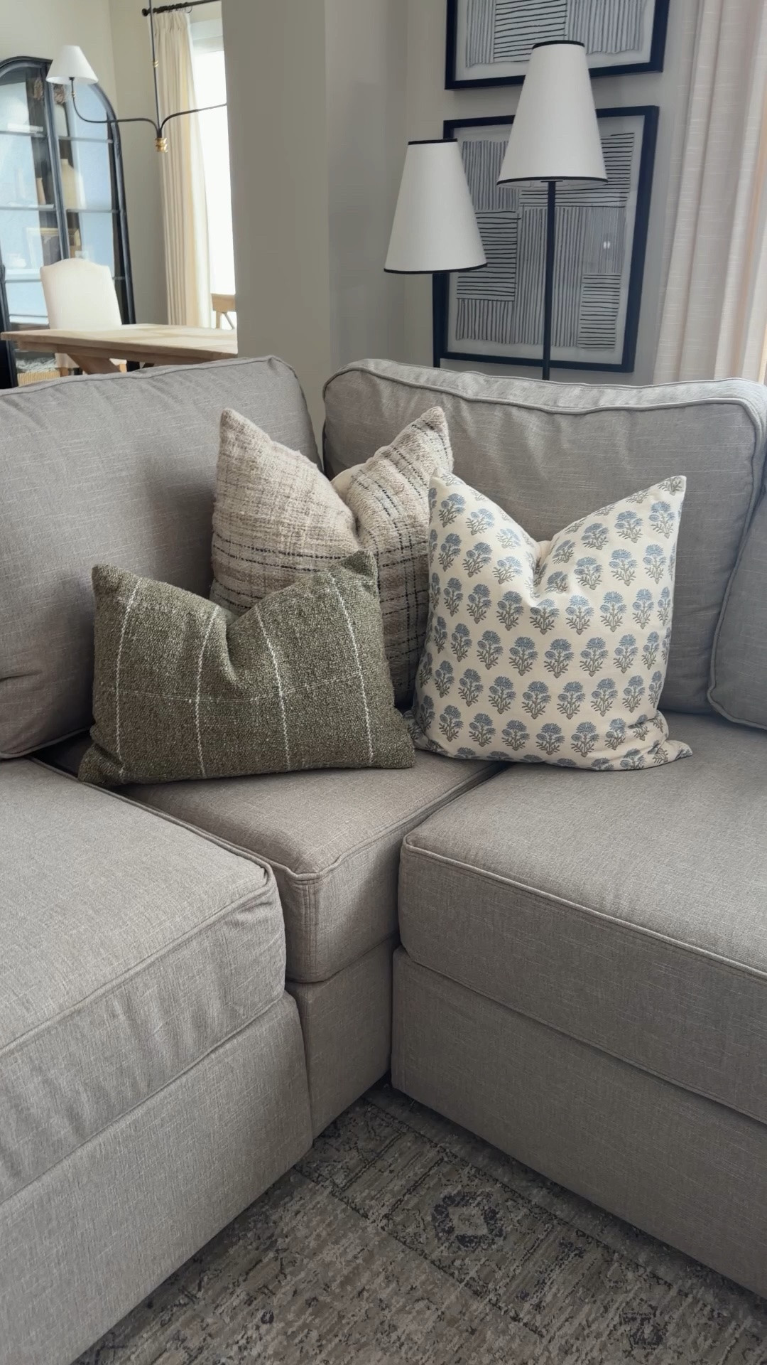 Pillows / pillow cover links! 🤍
For the floral pillow I got 20x20 and filled with the 24x24 insert. The key to get a good fill and chop is to use a bigger insert for the cover! Plaid is 22x22” and has the option to buy just the cover or a pillow with it. Mine is stuffed with another 24x24” pillow.

Amazon pillow cover / down insert for pillows / target throw pillow / affordable throw pillows

#LTKSaleAlert #LTKHome #LTKSeasonal