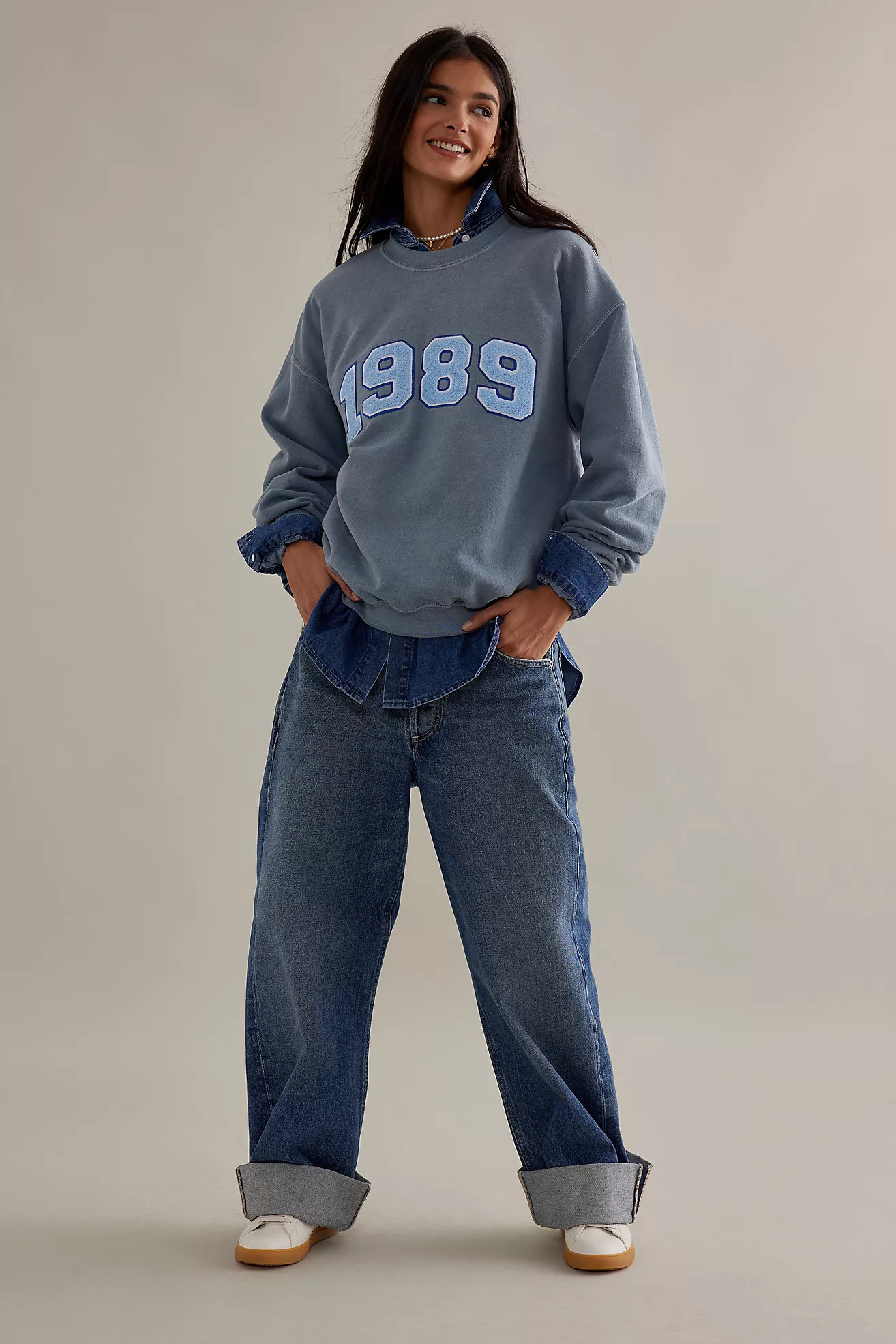 Oversized 1989 Varsity Sweatshirt | Anthropologie (UK)