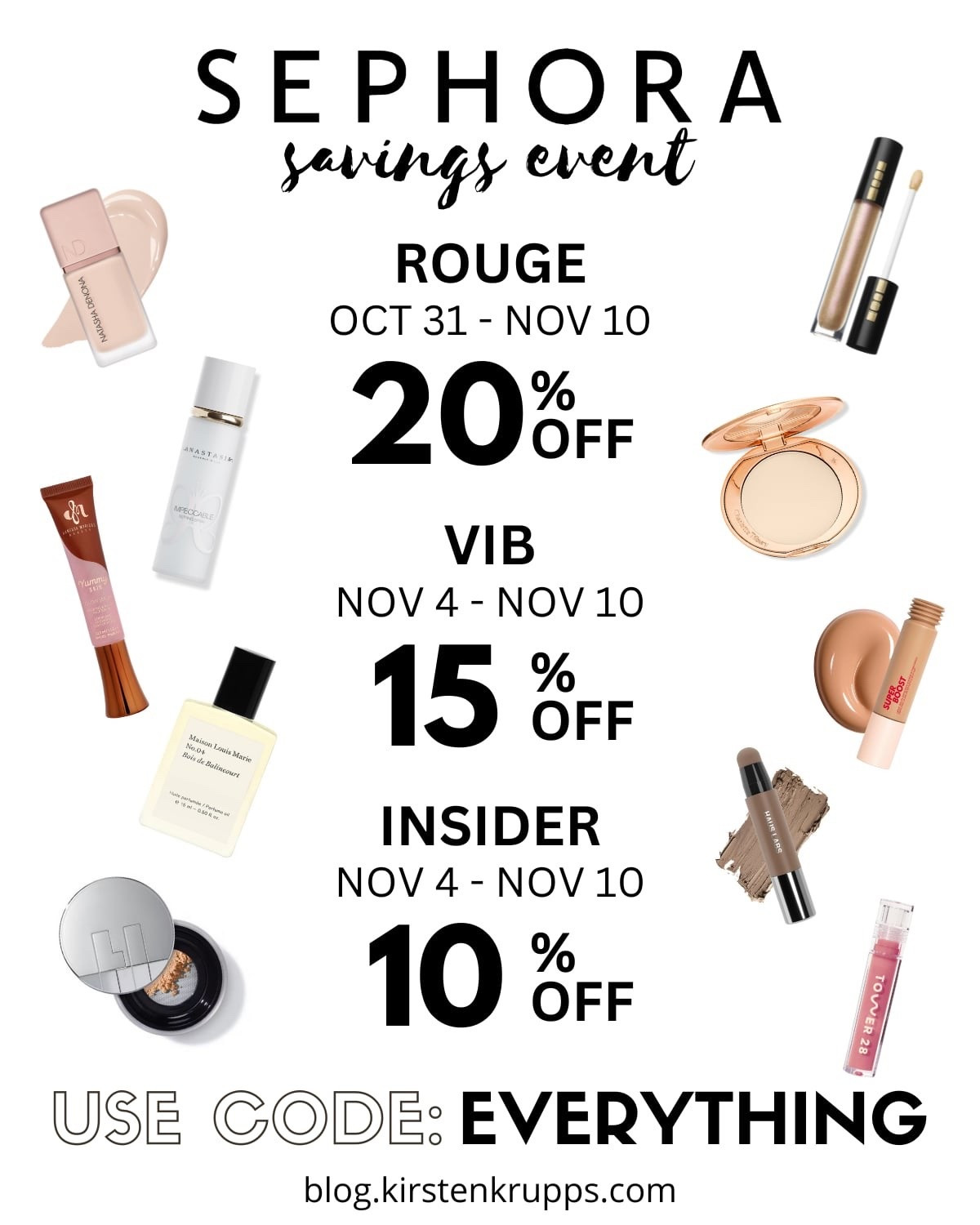The Sephora savings event will be live soon! What are you getting? 

#LTKSaleAlert #LTKBeauty