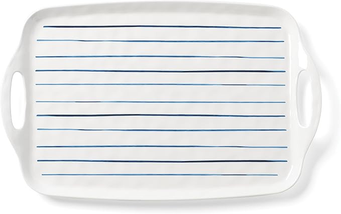 Lenox 895239 Blue Bay Melamine Handled Platter, Lightweight Melamine Material | Amazon (US)