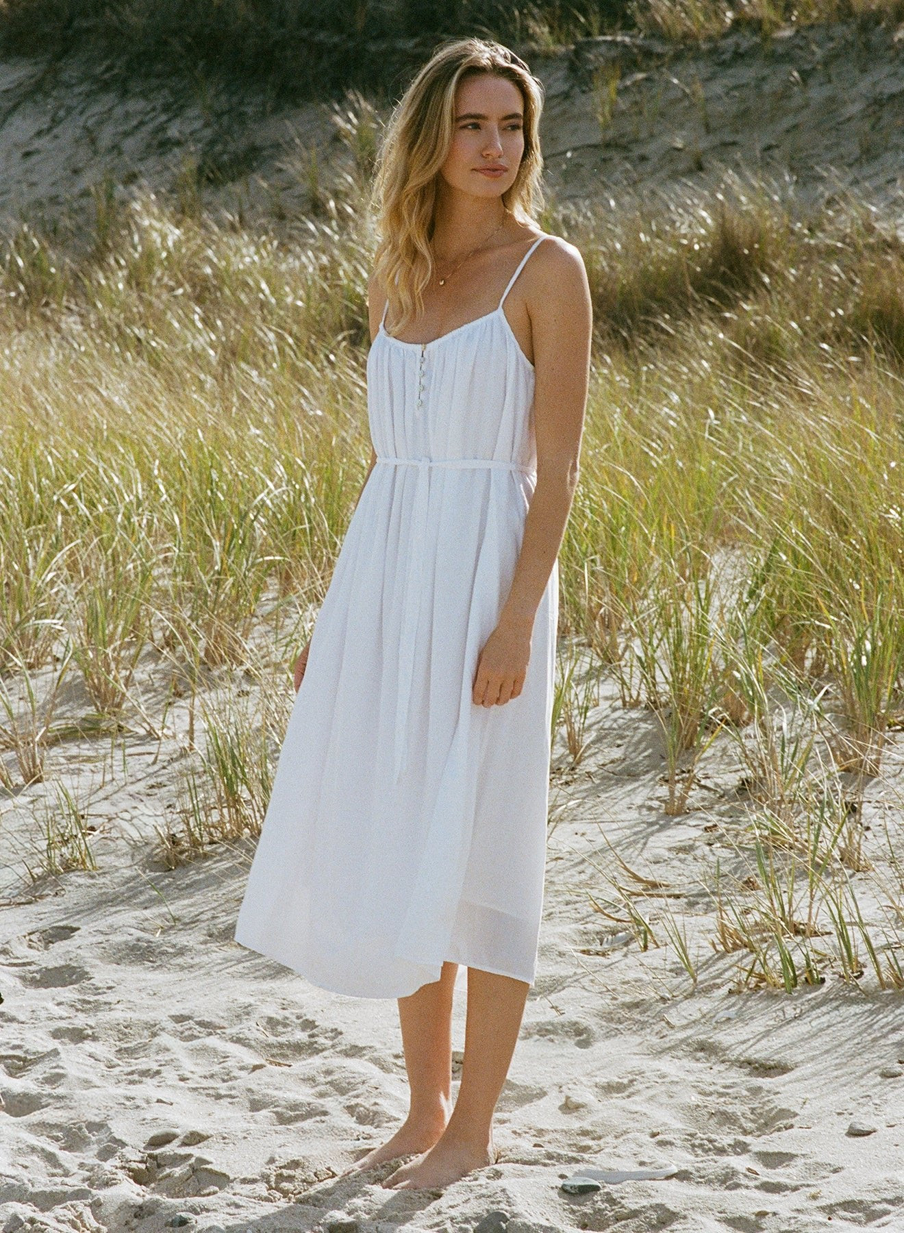 FLOWY CAMI MAXI DRESS WHT - Bella Dahl | Bella Dahl