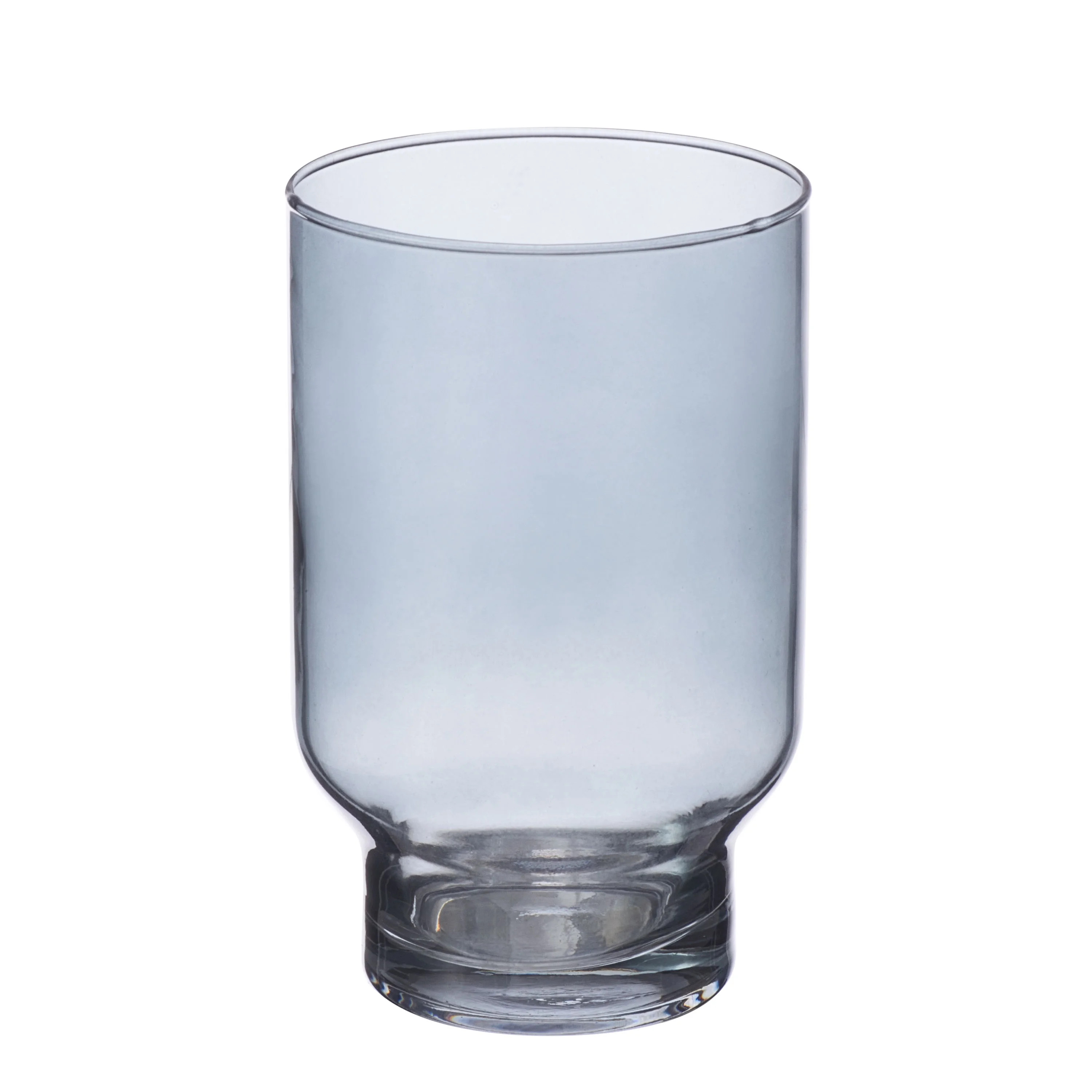 Better Homes & Gardens 17oz Pedestal Drinking Glass, Smoke | Walmart (US)