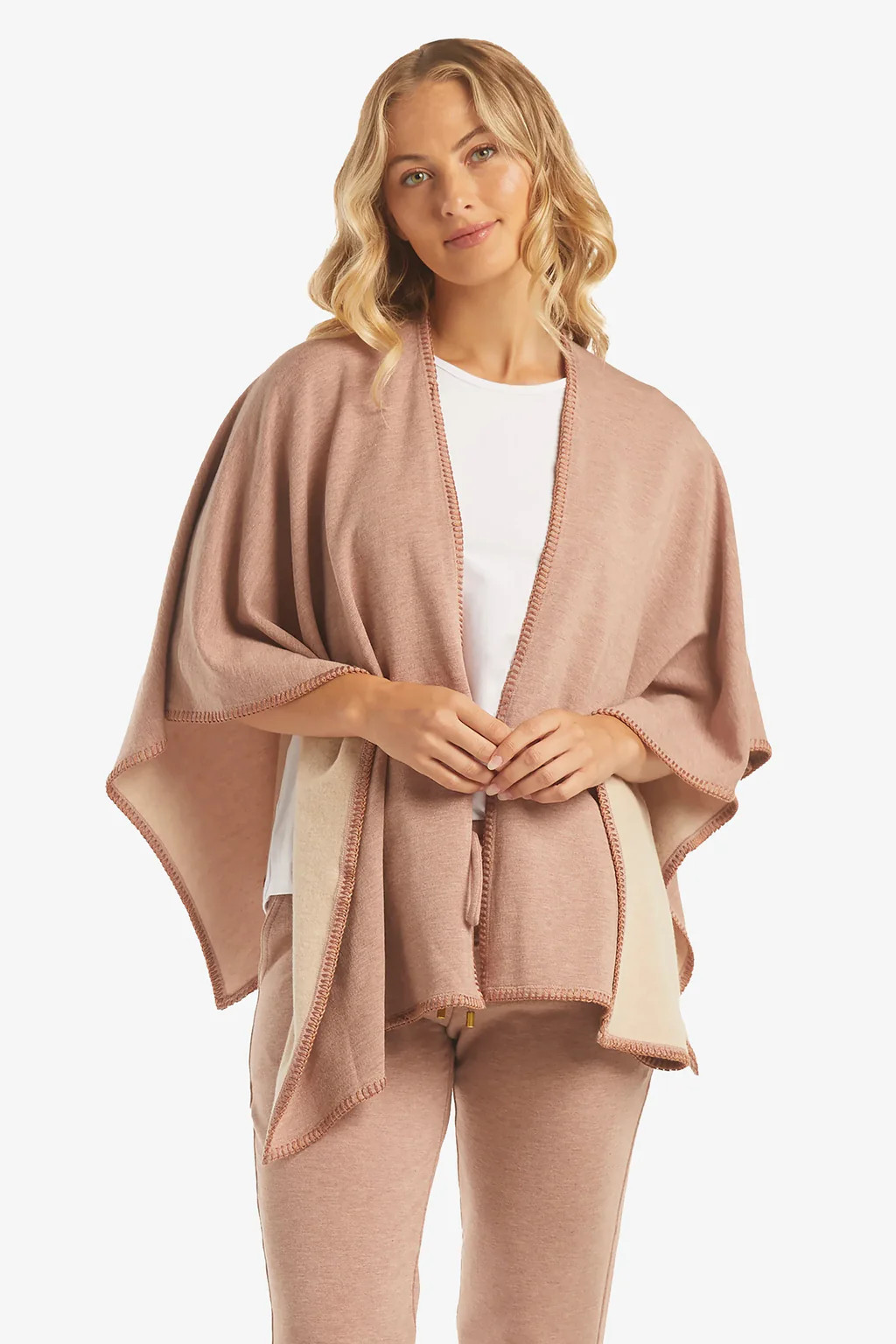 Maxwell Wrap  |  Blush Rose | Helen Jon
