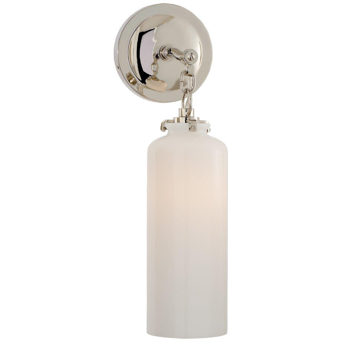 Kathleen Bath Sconce - White Glass | Shades of Light