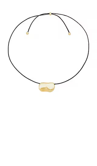 Pebble Necklace in Gold & Black | Revolve Clothing (Global)
