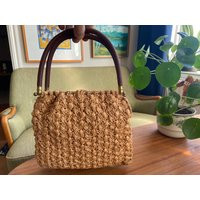 Swedish Vintage Rattan Bag 1960's Clothing | Etsy (US)