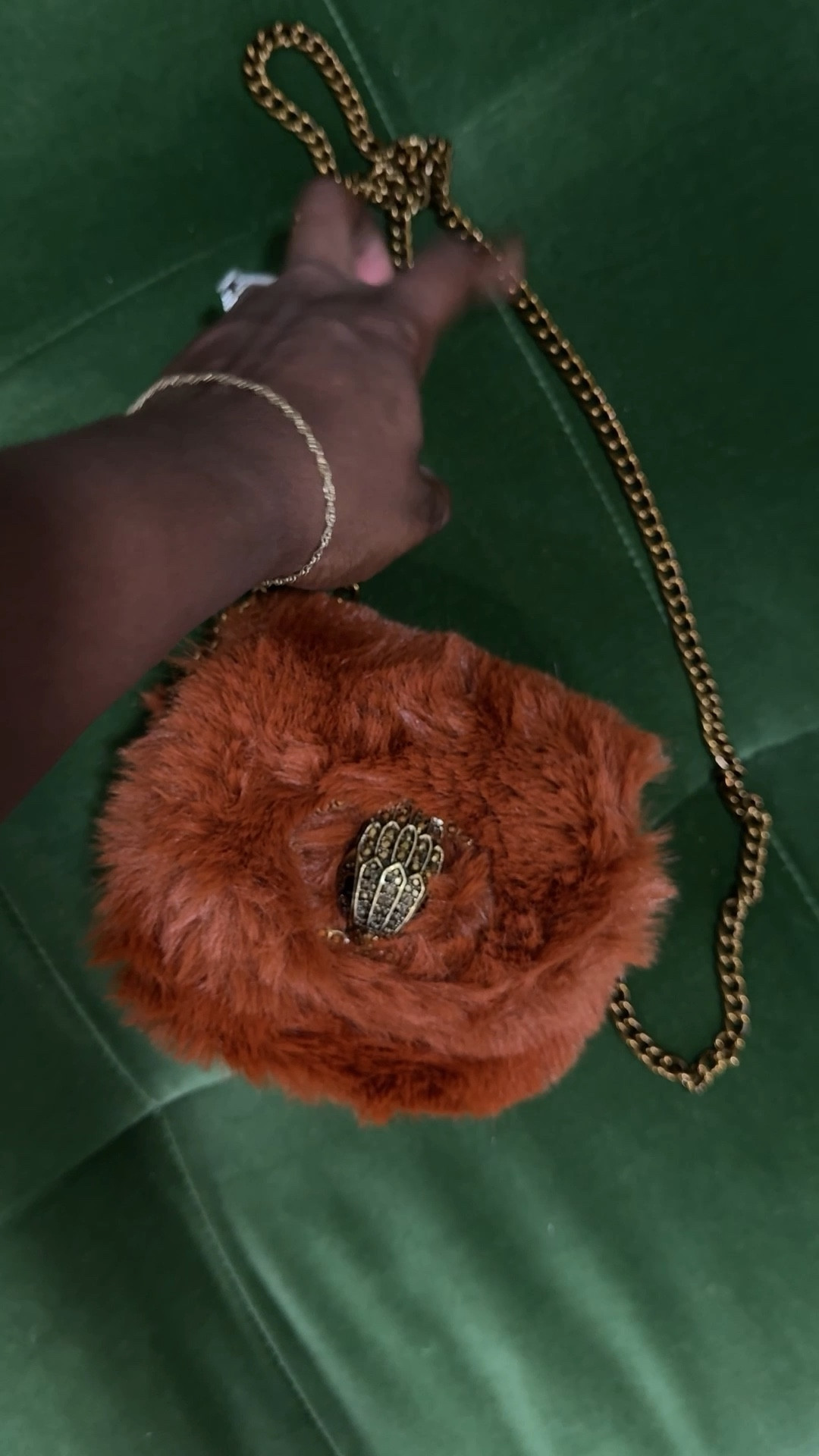 Rust fur mini bag 

#LTKItBag