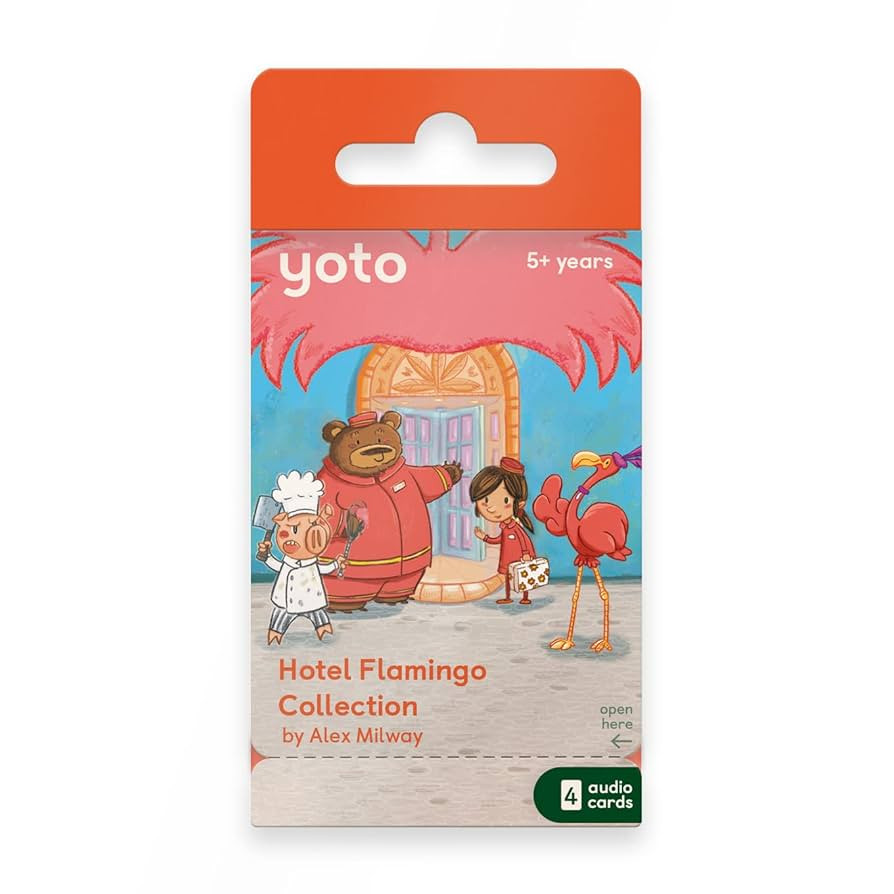 YOTO Hotel Flamingo by Alex Milway – 4 Kids Audio Cards for Use with Player & Mini All-in-1 Aud... | Amazon (US)