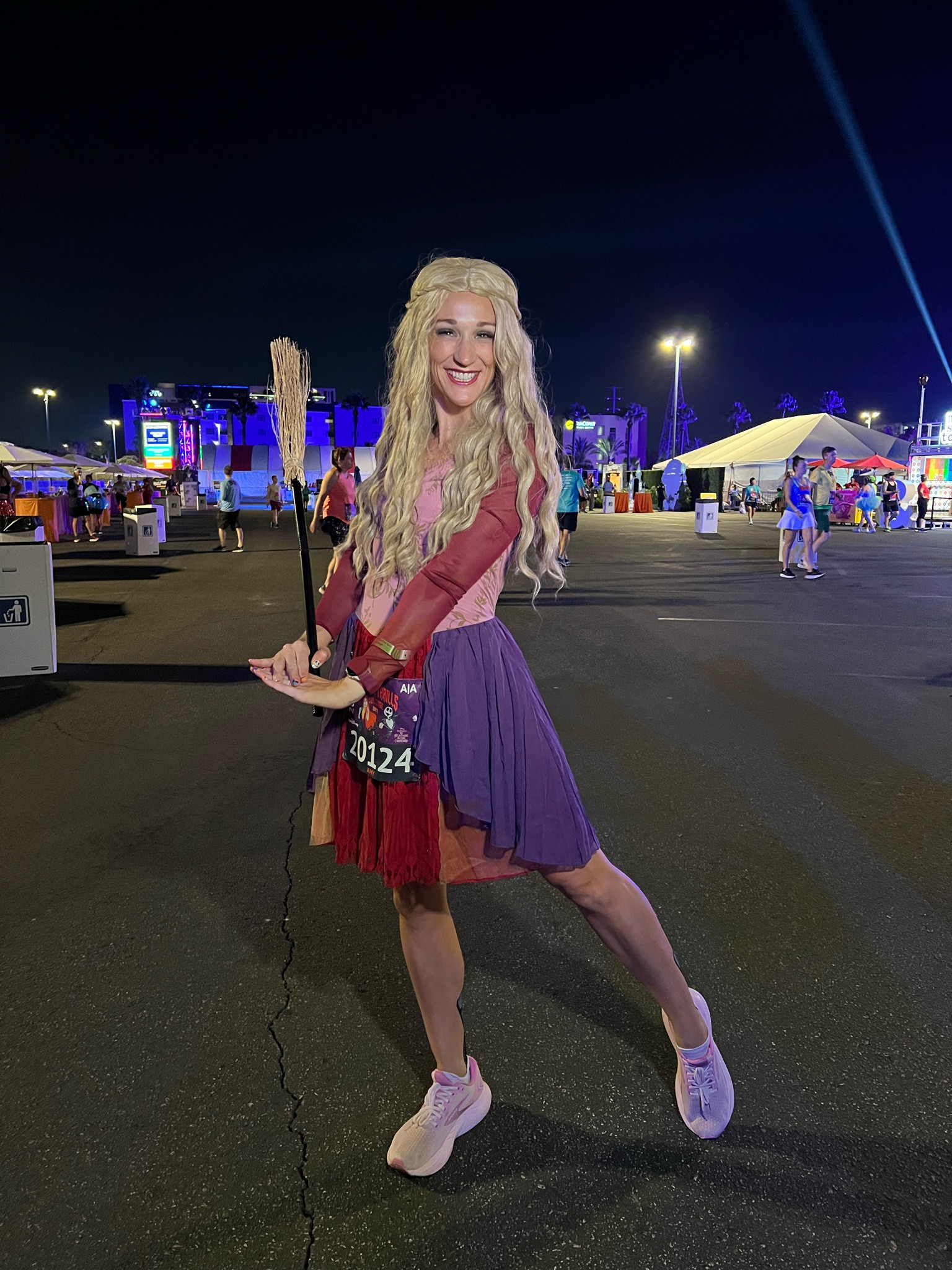 Sarah Sanderson running costume! Also perfect for Halloween! Yes, I ran a half marathon in a wig. It’s worth it  

#LTKFitness #LTKSeasonal