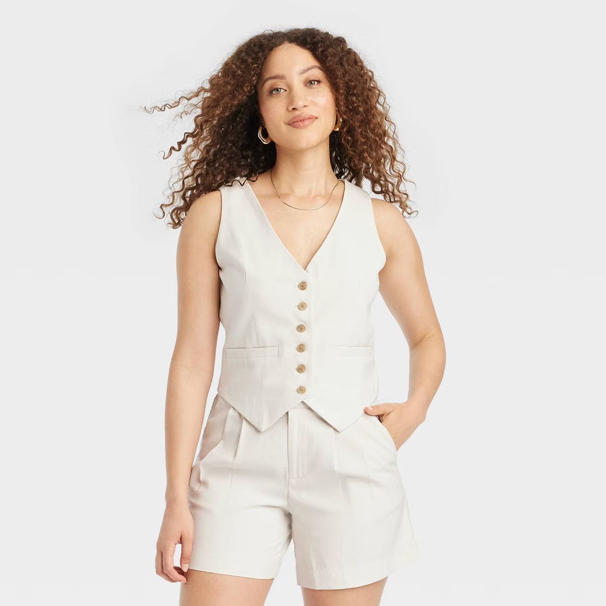 Women's Tailored Suit Vest - A New Day™ | Target