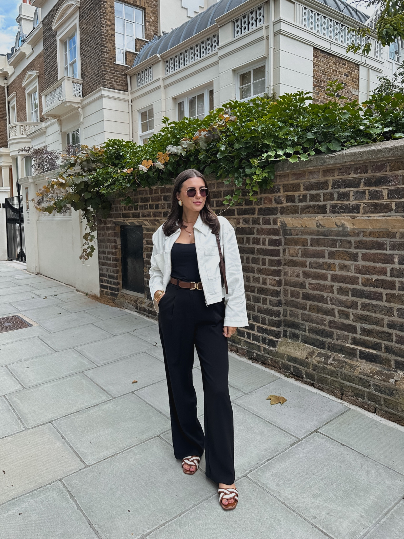 Transitional outfit - H&M, wat the brand, denim jacket, tan bag 🍂🤍

#LTKuk #LTKautumn #LTKeurope