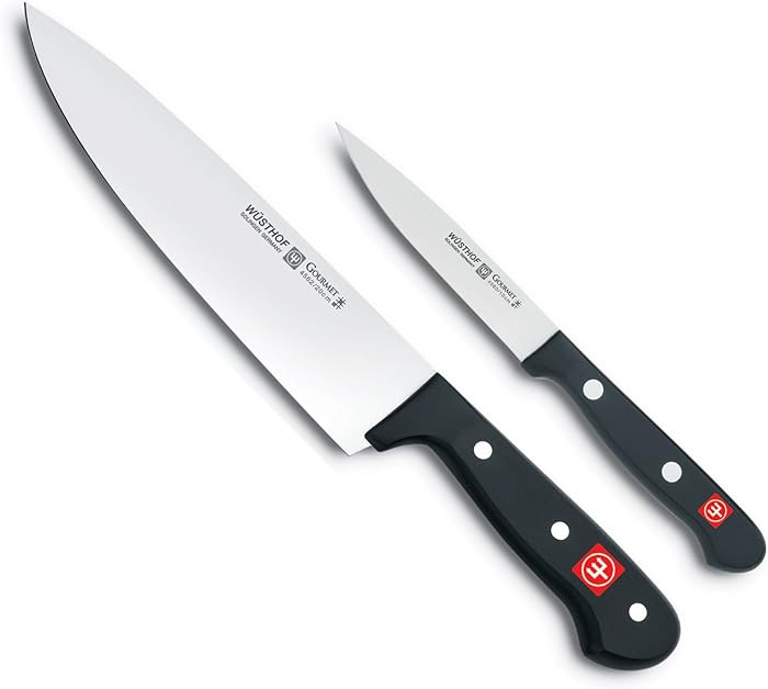 WÜSTHOF Gourmet 2-Piece Chef's Knife Set,Black | Amazon (US)