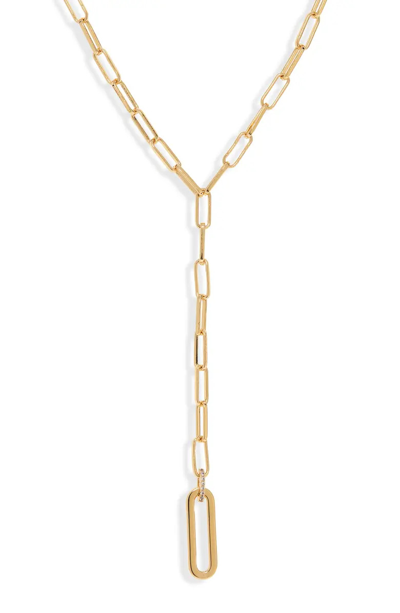 Parker Shimmer Chain Y-Necklace | Nordstrom