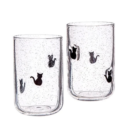 Way to Celebrate 2pack Bubble DOF Glass Cat | Walmart (US)