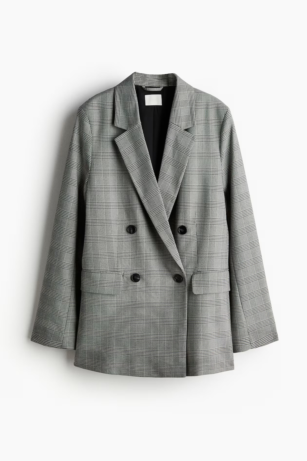 H & M - Double-Breasted Blazer - Black | H&M (US + CA)