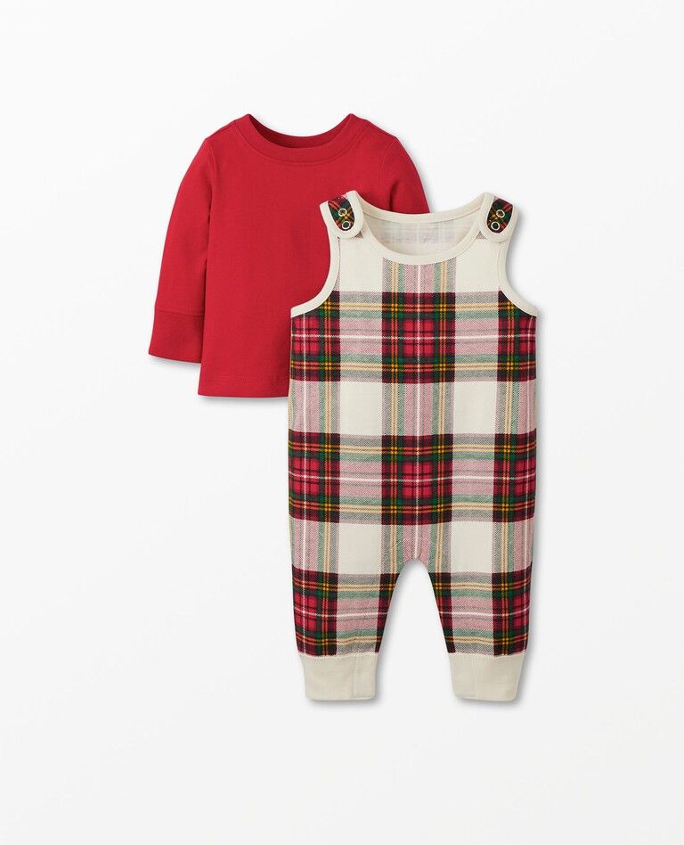 Baby Overall & Tee Set In Cotton Jersey | Hanna Andersson