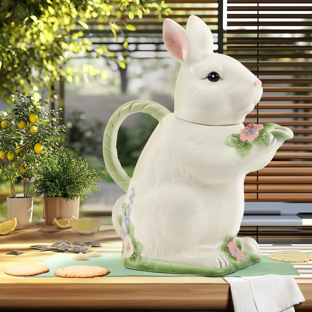 Easter Morning 3-D Bunny Teapot | Wayfair North America