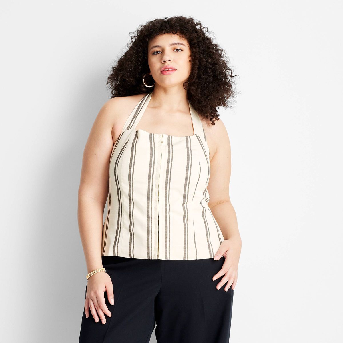 Women's Tie Neck Halter Top - Future Collective™ with Jenee Naylor | Target