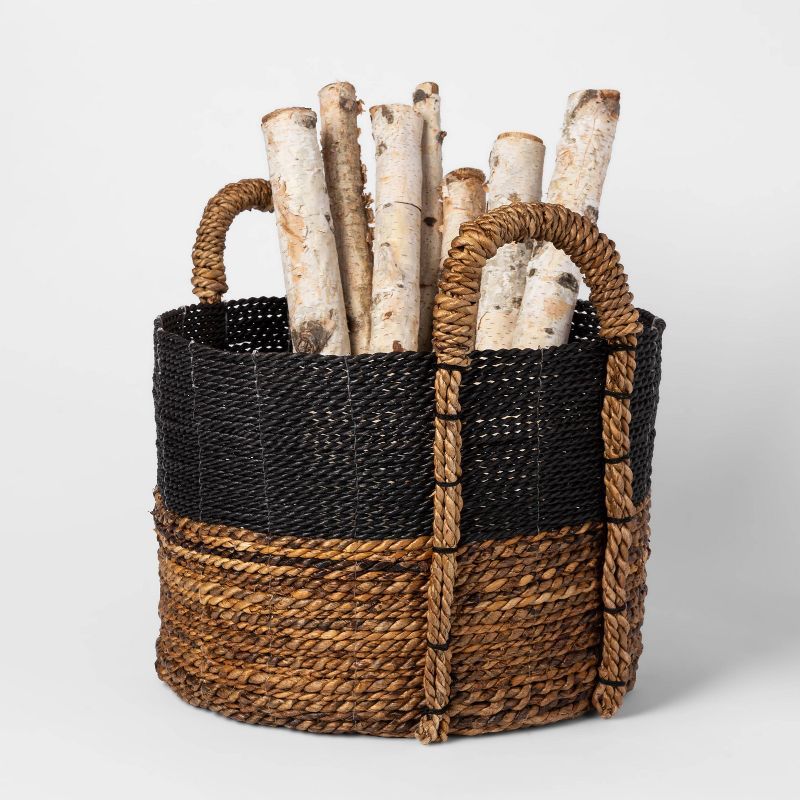 Woven Block Basket Black - Threshold™ | Target