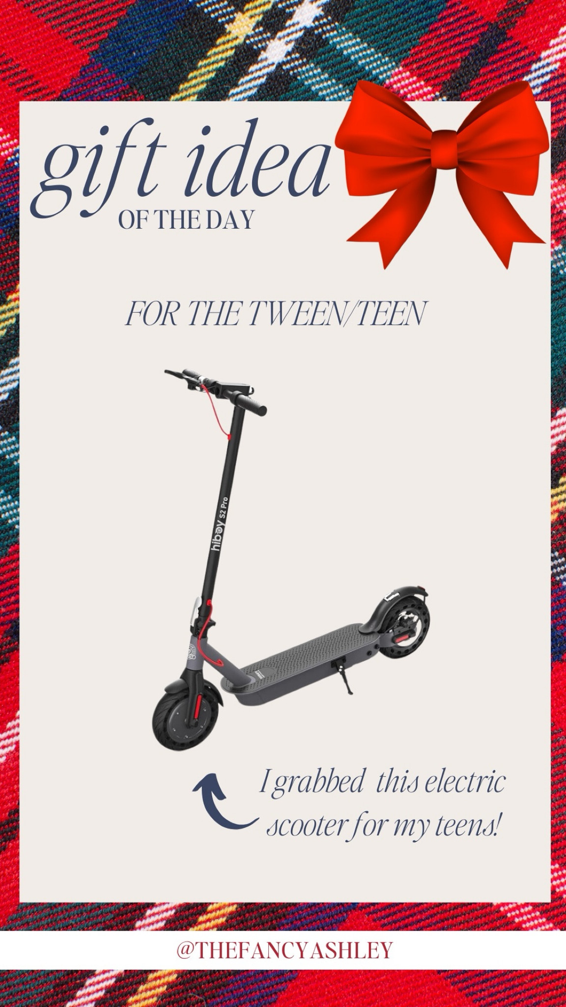 Gift Idea of the Day: This electric scooter is THE holiday gift of the season for your tween or teen. Found this fab one on Amazon, and it’s currently 40% off! Run, don’t walk!

#LTKGiftGuide #LTKHoliday #LTKWatchNow