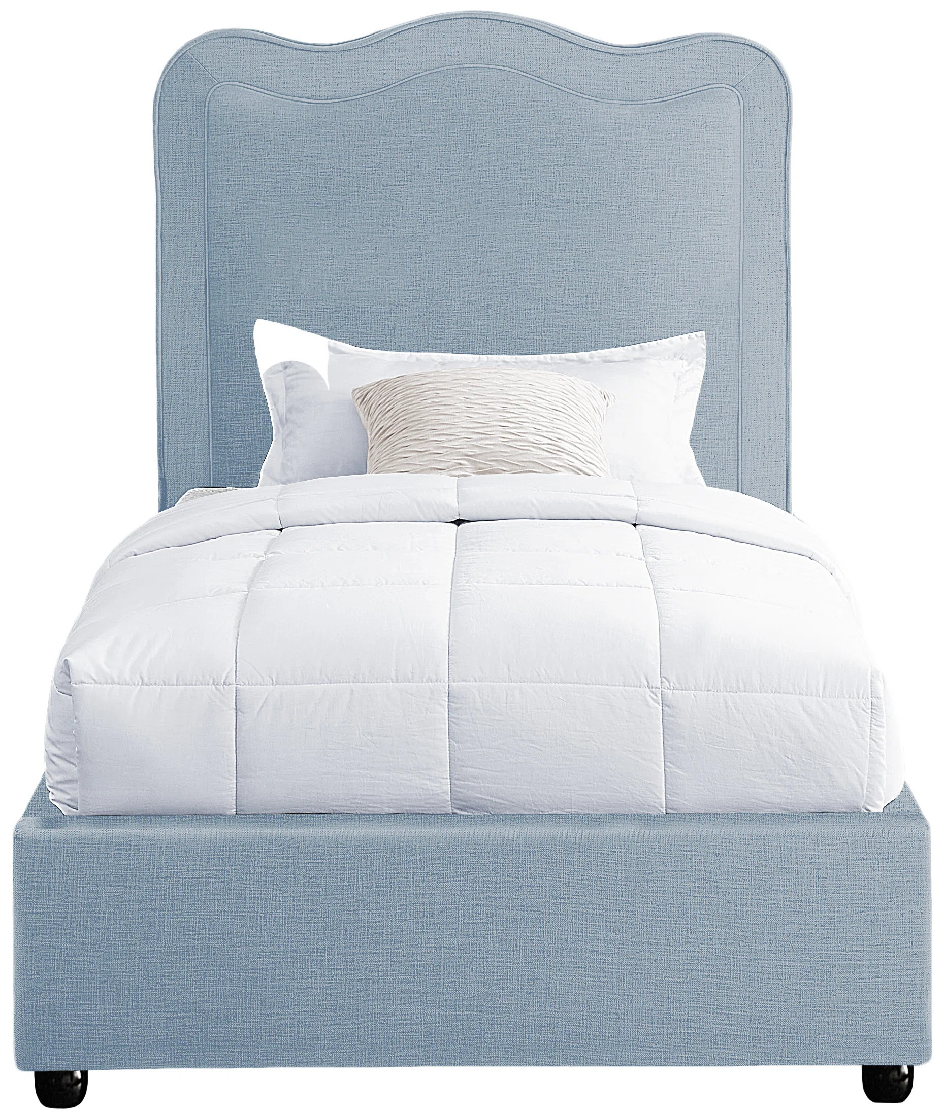 Birch Lane™ Glenside Upholstered Linen Fabric Bed | Birch Lane | Birch Lane