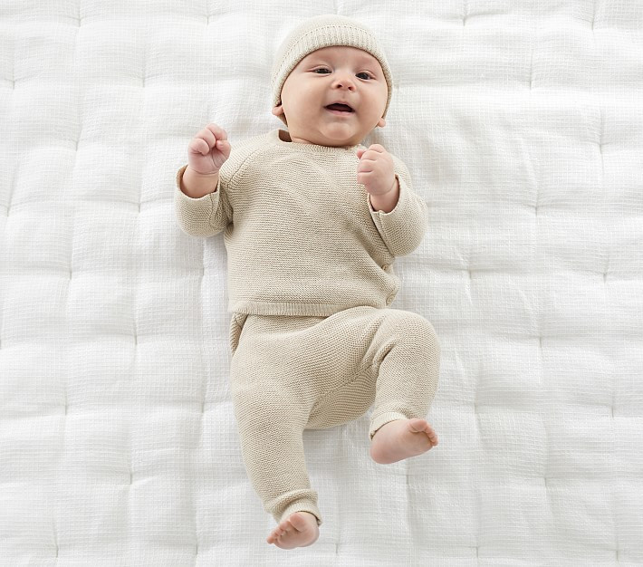 Cotton Sweater Nursery Set | Pottery Barn Kids