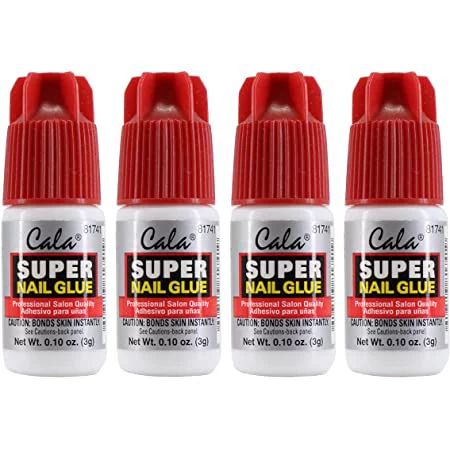 (4PACK) Cala Super Nail Glue Professional Salon Quality | Quick and Strong Nail Liquid Adhesive "... | Walmart (US)
