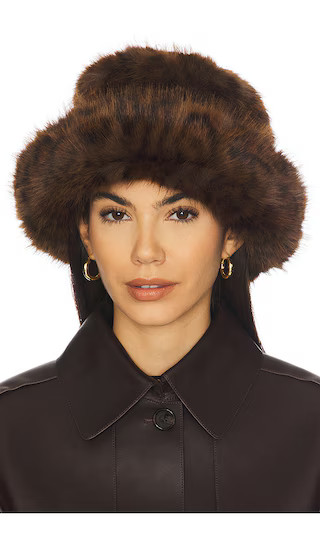 Snuggle Bucket Hat in Leopard | Revolve Clothing (Global)