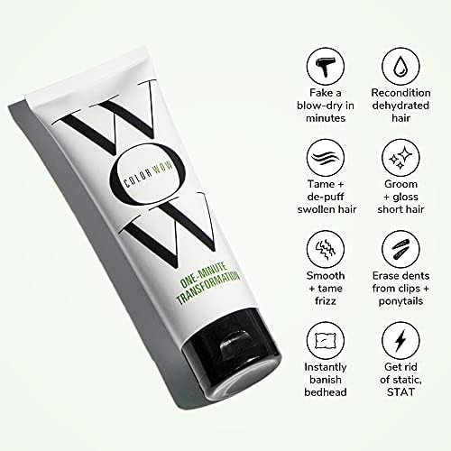 Color Wow One-Minute Transformation – Instant frizz fix; Nourishing styling cream smooths, tame... | Amazon (US)