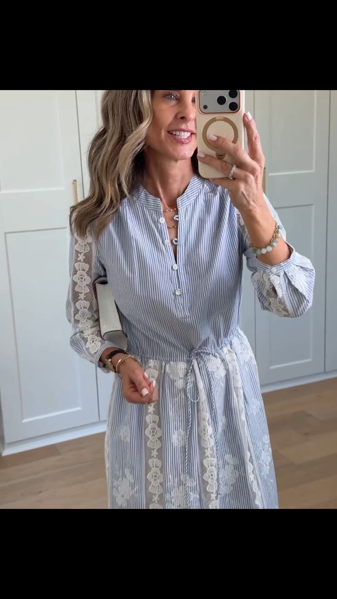 I’m 5’6’’
Such a pretty embroidered dress for summer! Wearing size XS

#LTKootd #LTKOver40 #LTKSeasonal