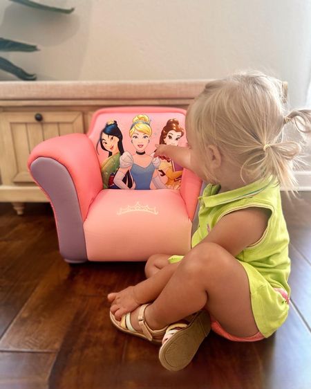 A throne fit for a princess 👑 Our little darling adores her Disney Princess Upholstered Chair @deltachildren 🤍We are going to @waltdisneyworld for Thanksgiving and have been watching all the princess movies on @disneyplus 🍿 It’s so nostalgic reliving my Disney dreams all over again with my daughter 💕

#LTKbaby #LTKFind #LTKkids
